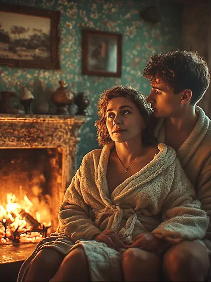 When father left the house,  Mom and I grew closer