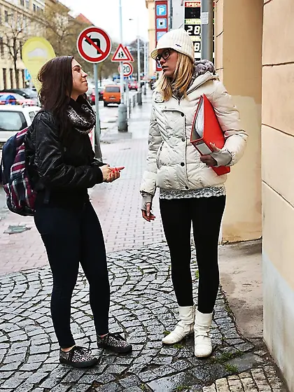 European passionate babe