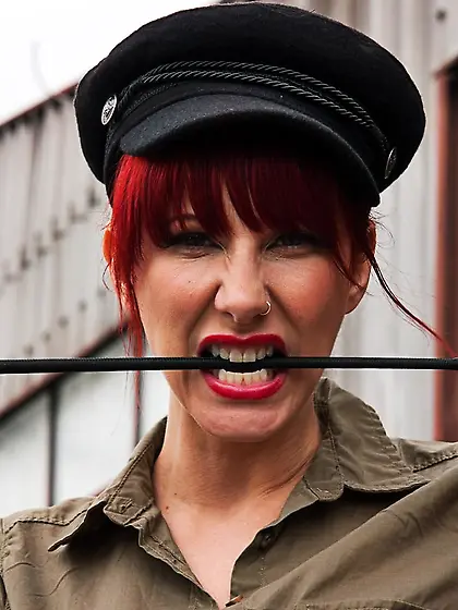 Red-headed officer lot stuff