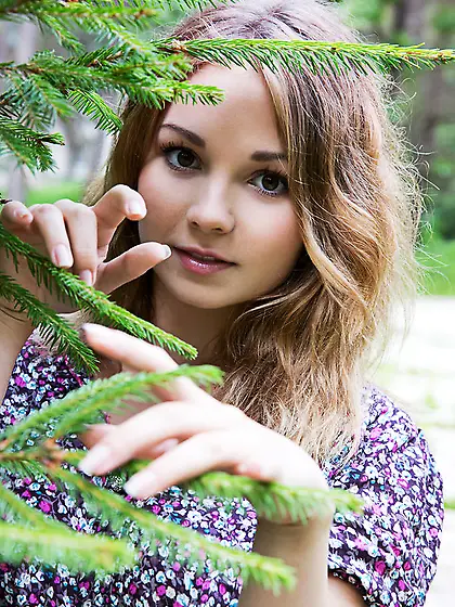 Sweet teen likes wet floors more than parks