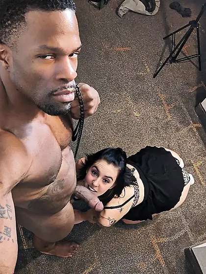 Black cock - White mouth