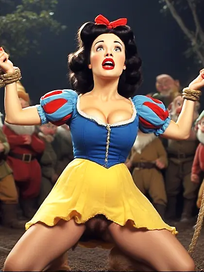 Snow White tied up