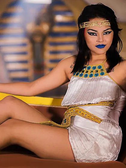 Latin teen black hair