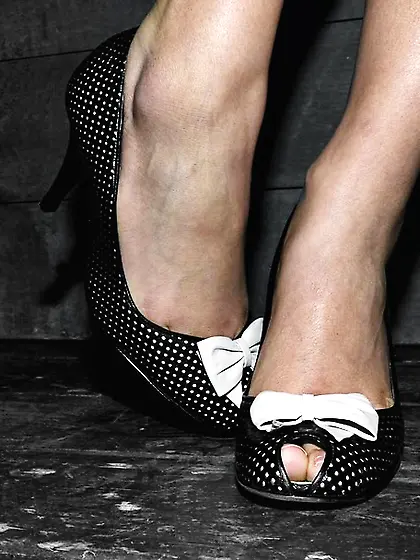 Shes cute cuffed bound