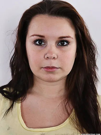 Diva comes from the college right to a porn studio for a naked p