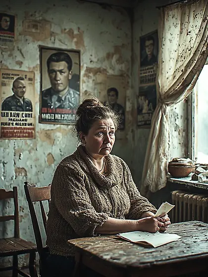 When father left the house,  Mom and I grew closer