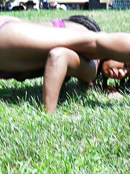 Black Female Outdoor Fun