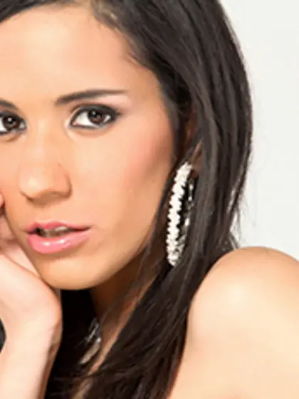 Arousing brunette stunner high