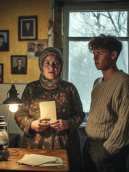 When father left the house,  Mom and I grew closer