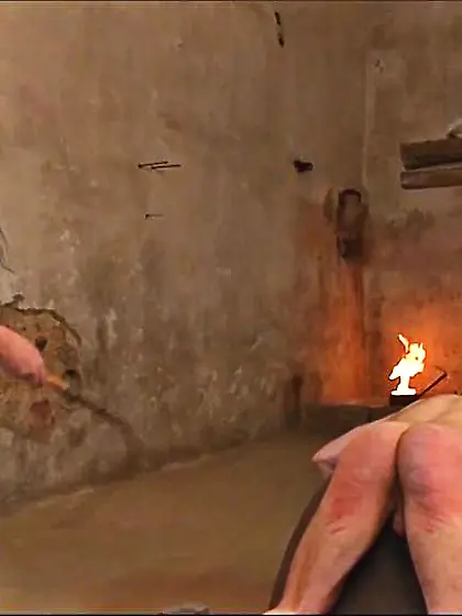 Thick male butt gets red from all the whips