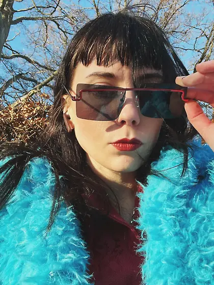 Swedish brunette with big tits