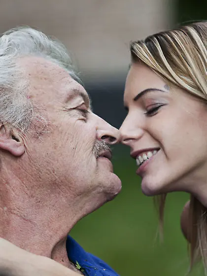 Doggystyle boffing in a garden for teen and...