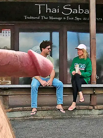 WNBR Byron Bay erection public exhibitionist cock