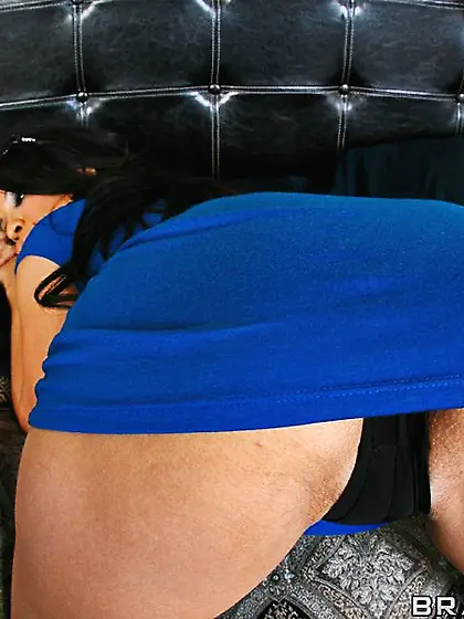 Huge boobs miniskirt