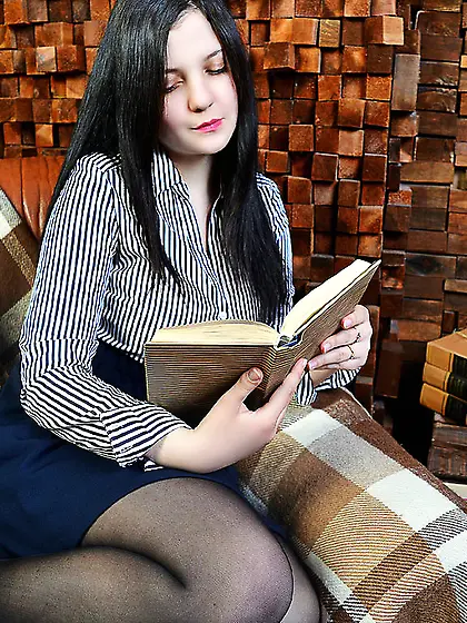 White teen snapshot brown