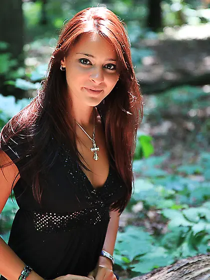 Annabelle Angel takes her sexy black lingerie off and shows us h