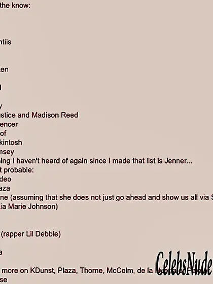 The Fappening 2017 celebrity list