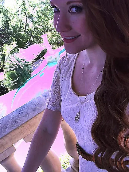 Outdoor horny masturbation leading excited chick Lucy OHara to s