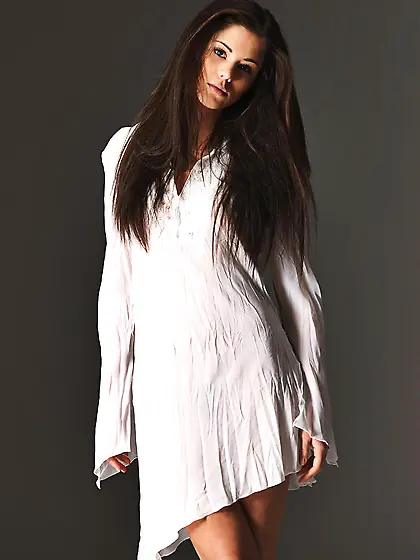 Czech great legs high heels