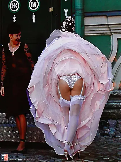 BRIDES wedding white undies voyeur married youthfull