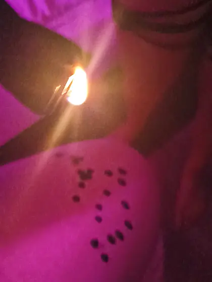 Femboy TonyaUkka with mistress wax play anal play