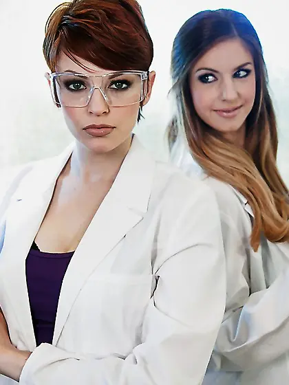 Two sexy teachers Bree Daniels and Stella Cox tease each other r