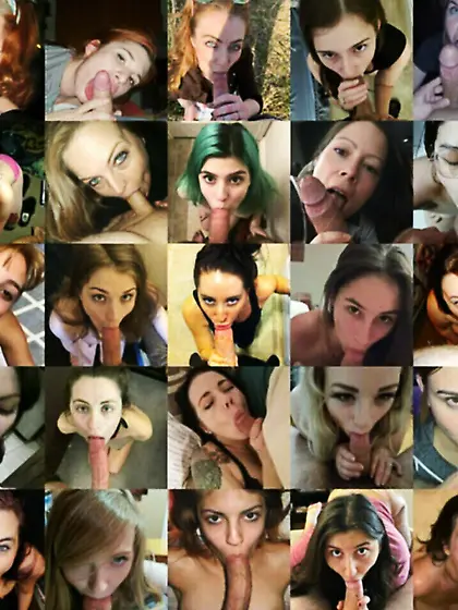 Blowjob collage of proud websluts!