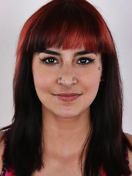 Busty brunette babe lots