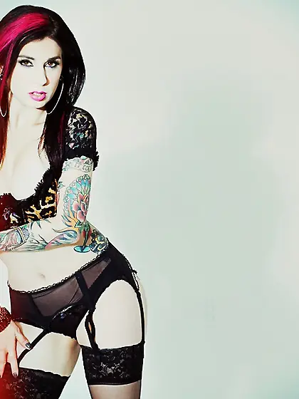 Alluring fox tattoos poses