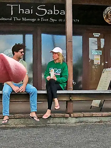 WNBR Byron Bay erection public exhibitionist cock