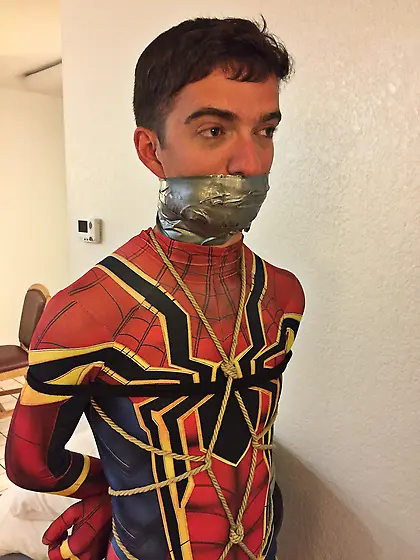 Spiderman Bondage BoundLad