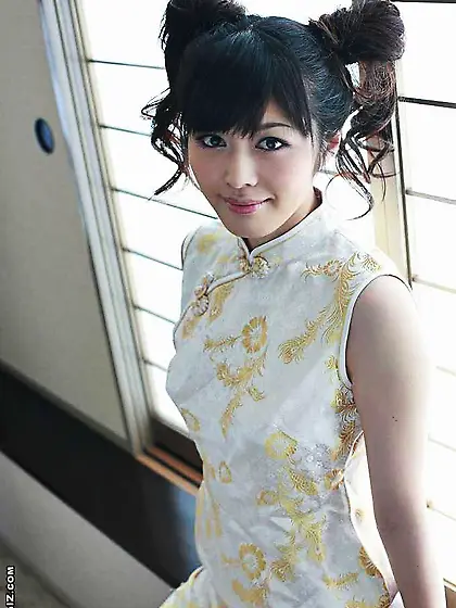 Asian slut Haruna Ayase sucks and fucks that dude who cums on he