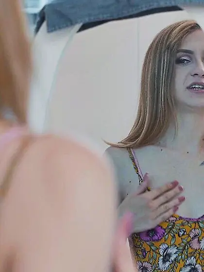 Busty brunette milf gets dicked by blonde...