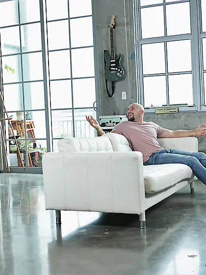 Redheaded beauty gest fucked in a rather twisted fashion