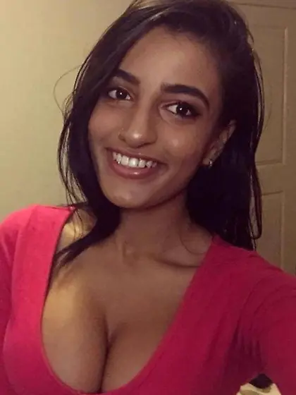 Brown Desi Cleavage