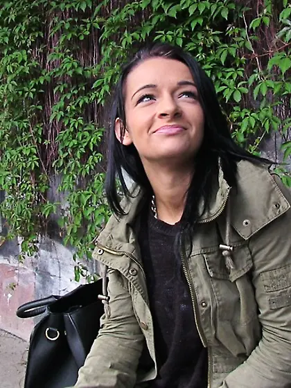 Horny pierced brunette black