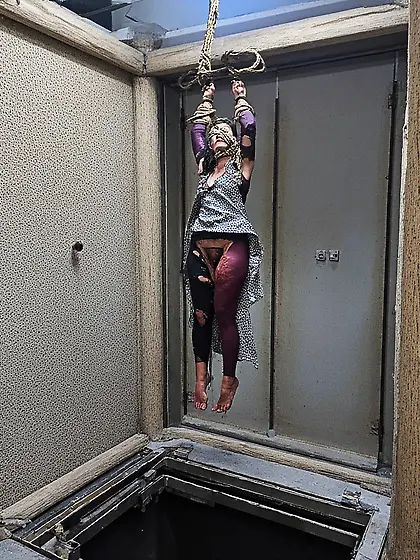 Prisoner of war being executed