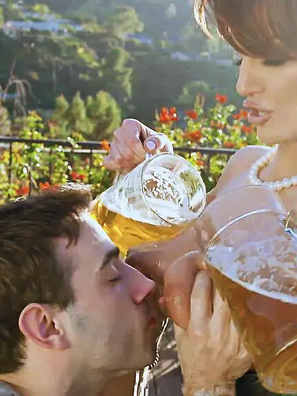 Busty amateur in green waspie fucked roughly