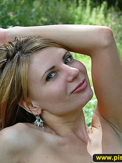 Crossing old bridge and pissing outdoor there