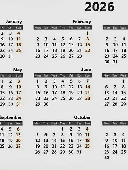 American Nudist: 2026 Nude Calendar