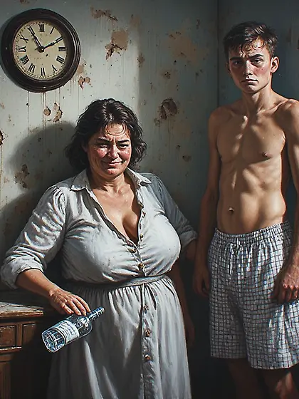 When father left the house,  Mom and I grew closer