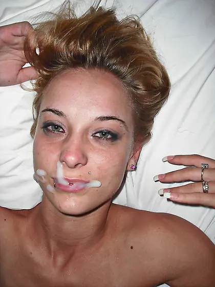 Facial and cream pie teen whore