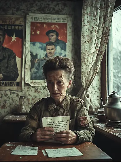 When father left the house, Mom and I grew closer