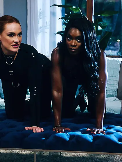 Ana Foxxx and Siri Dahl get their eager holes hammered