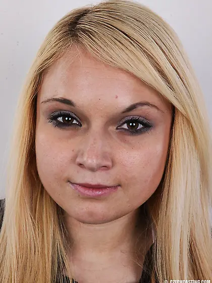 Chubby blonde babe big