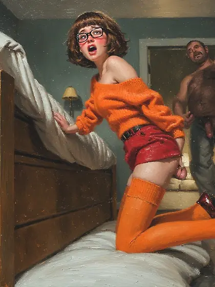 Velma caught with dildo