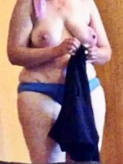 Emma lost on poker.  Punishment is to get exposed!!