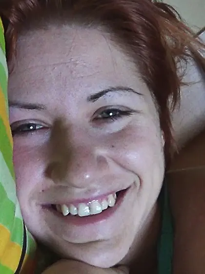 Tanned redhead babe fresh