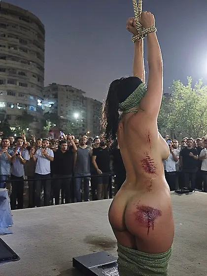 Prisoner of war being executed