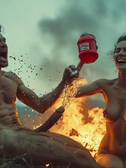 Sexy Women Lighting their Men Up!